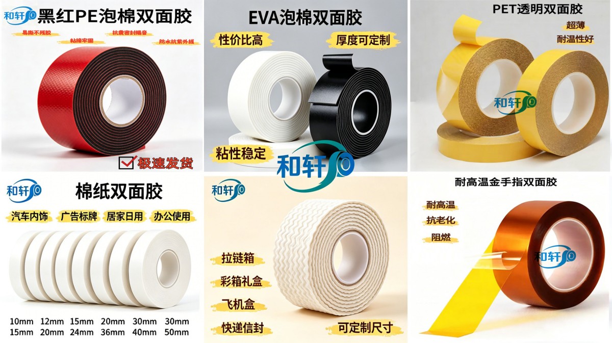 PLA透明植物基 / 纤维素可降解胶带可印制LOGO封箱胶带